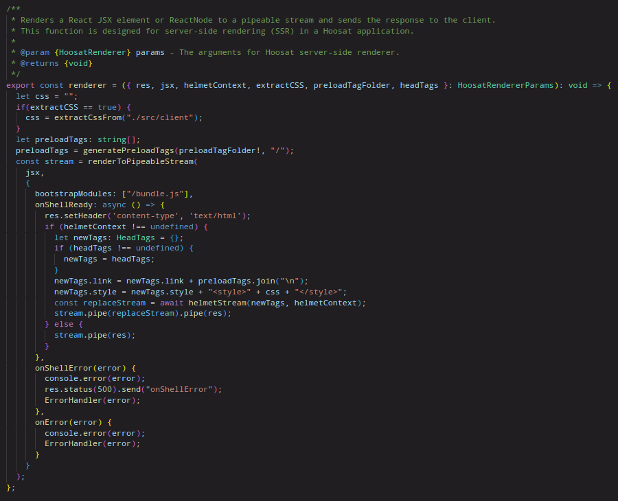 Hoosat Create Renderer